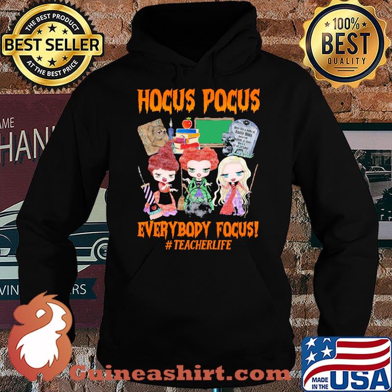 Hocus pocus everybody focus teacher life halloween s Hoodie