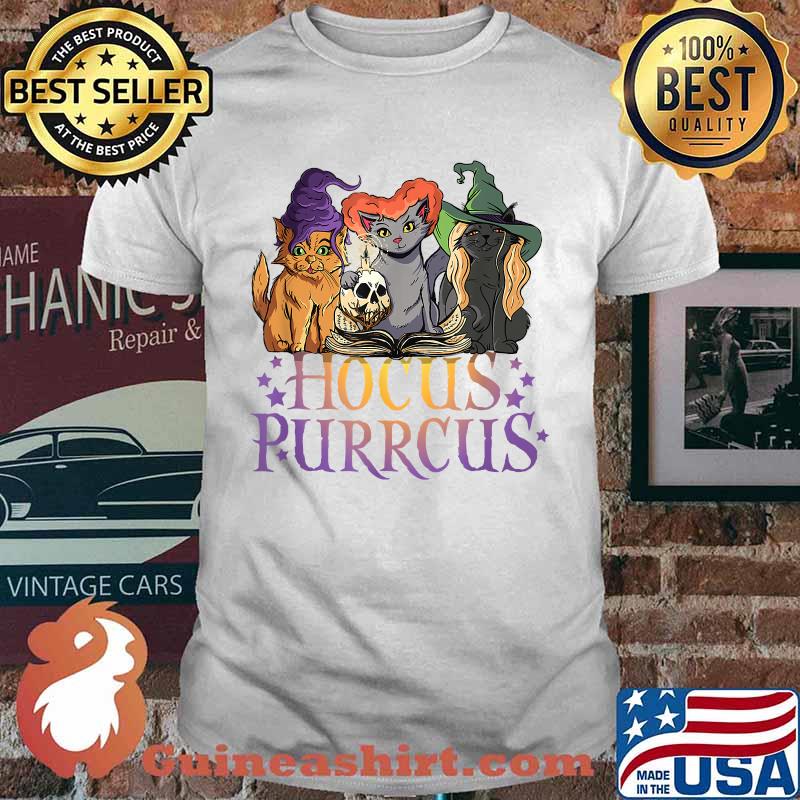 Hocus Purrcus Halloween Witch Cats Parody T-Shirt