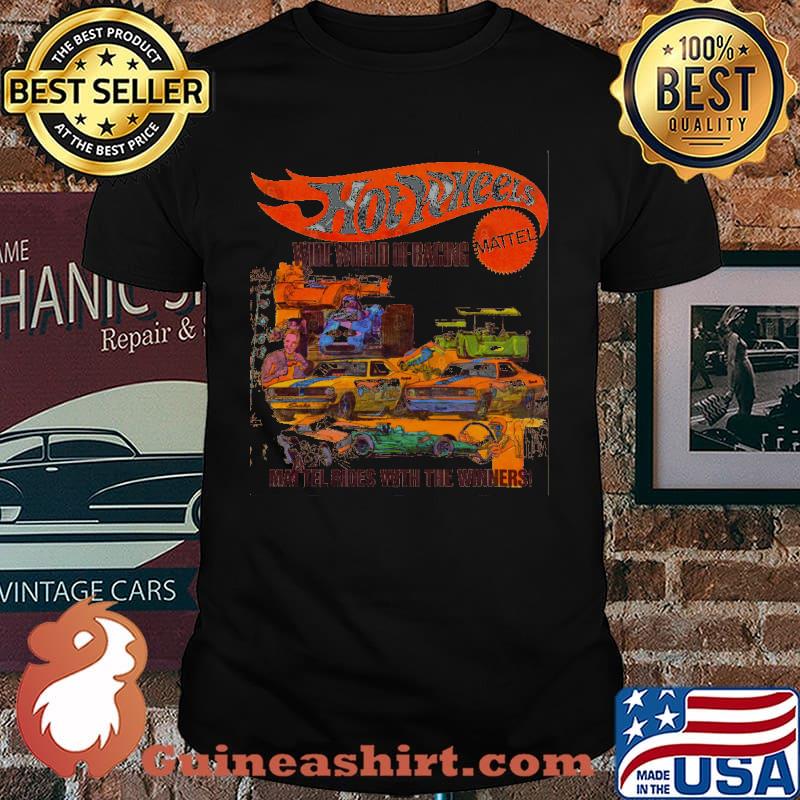 Hot Wheels Wide World of Racing mattel Rides With The Winner Poster Shirt