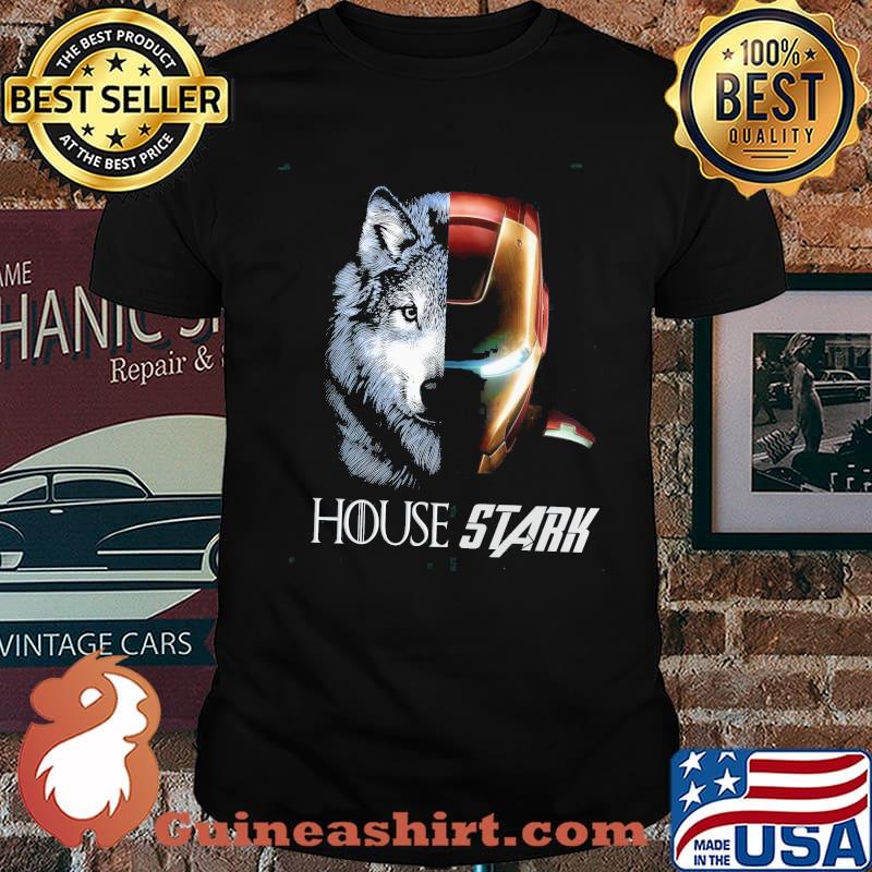 House stark captain america wolf shirt