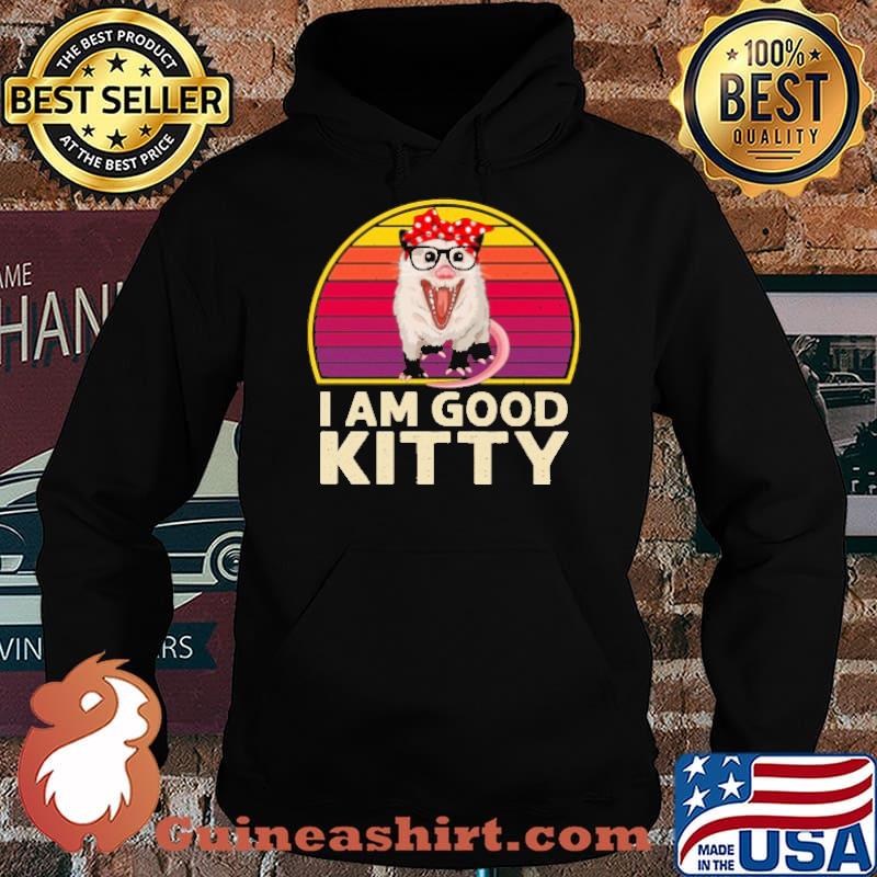I am good kitty vintage sunset s Hoodie