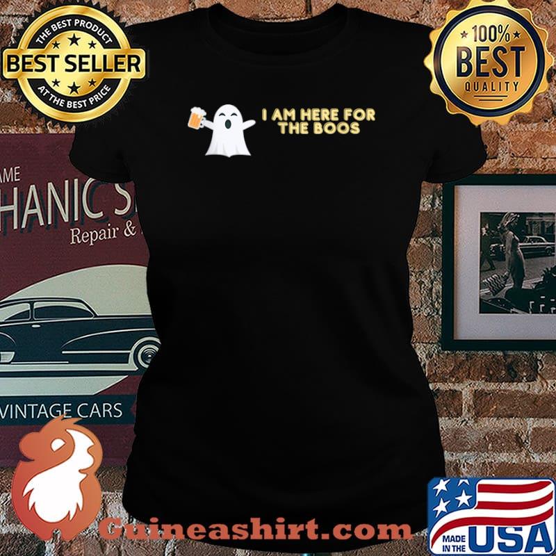 I am here for the boos Halloween Spooky Shirt Laides tee