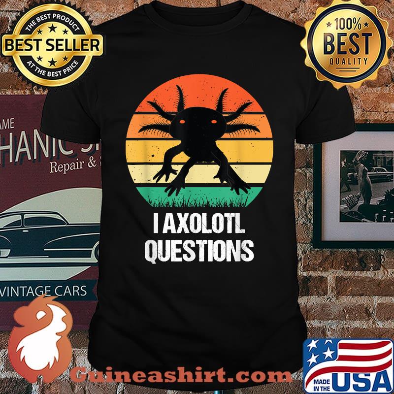 I Axolotl Questions Vintage Halloween T-Shirt
