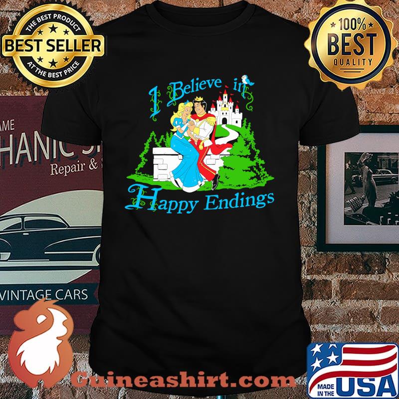 I believe in happy endings disney shirt