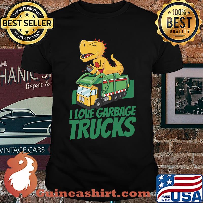I Love Garbage Trucks T-Shirt