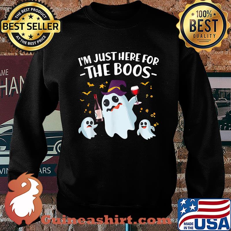 I'm Just Here For The Boos Ghost Halloween Costume T-Shirt Sweater