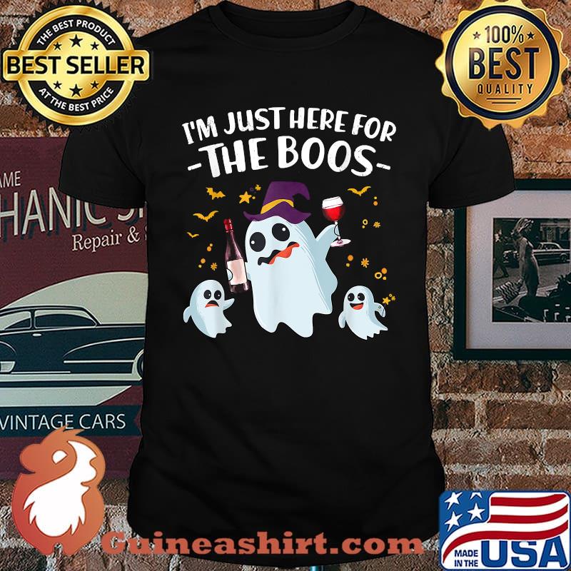 I'm Just Here For The Boos Ghost Halloween Costume T-Shirt