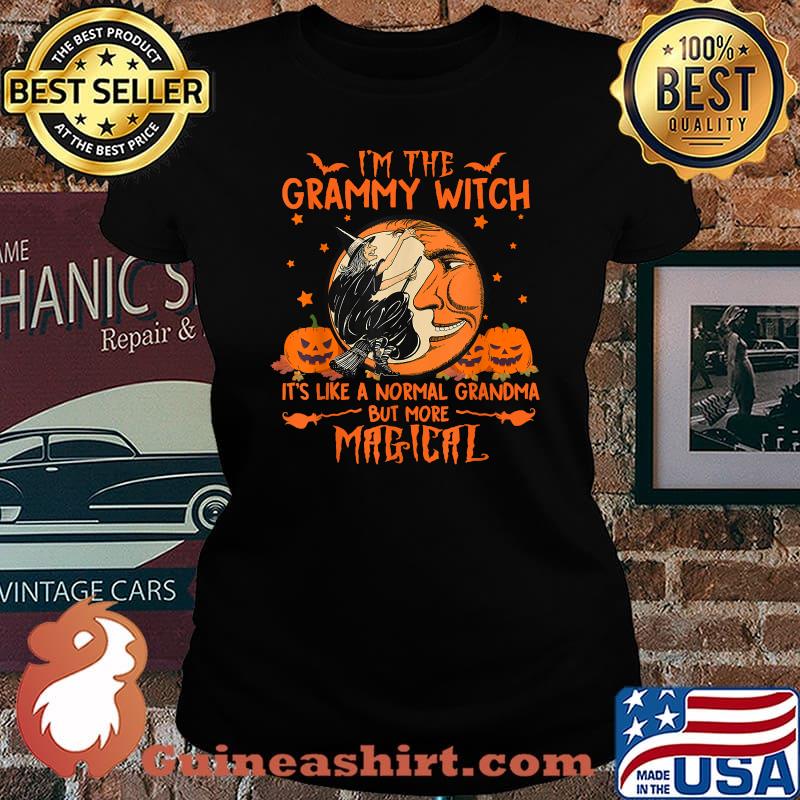 I'm The Grammy Witch It's Like A Normal Grandma More Magical Halloween T-Shirt Laides tee