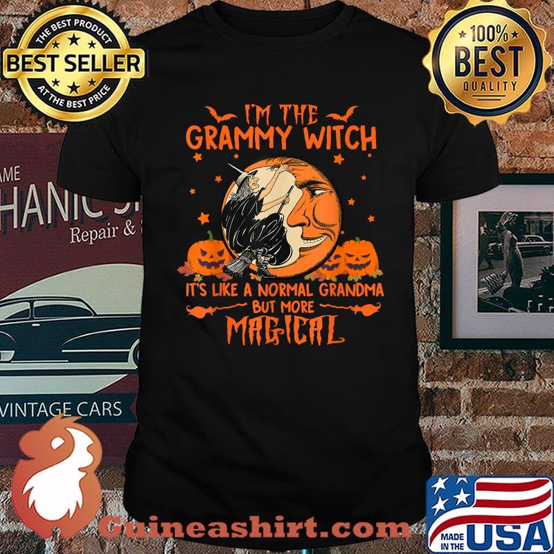 I'm The Grammy Witch It's Like A Normal Grandma More Magical Halloween T-Shirt