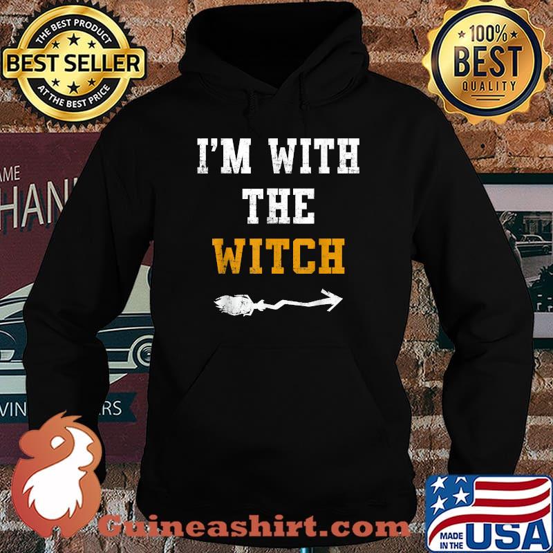 I'm With The Witch Halloween T-Shirt Hoodie
