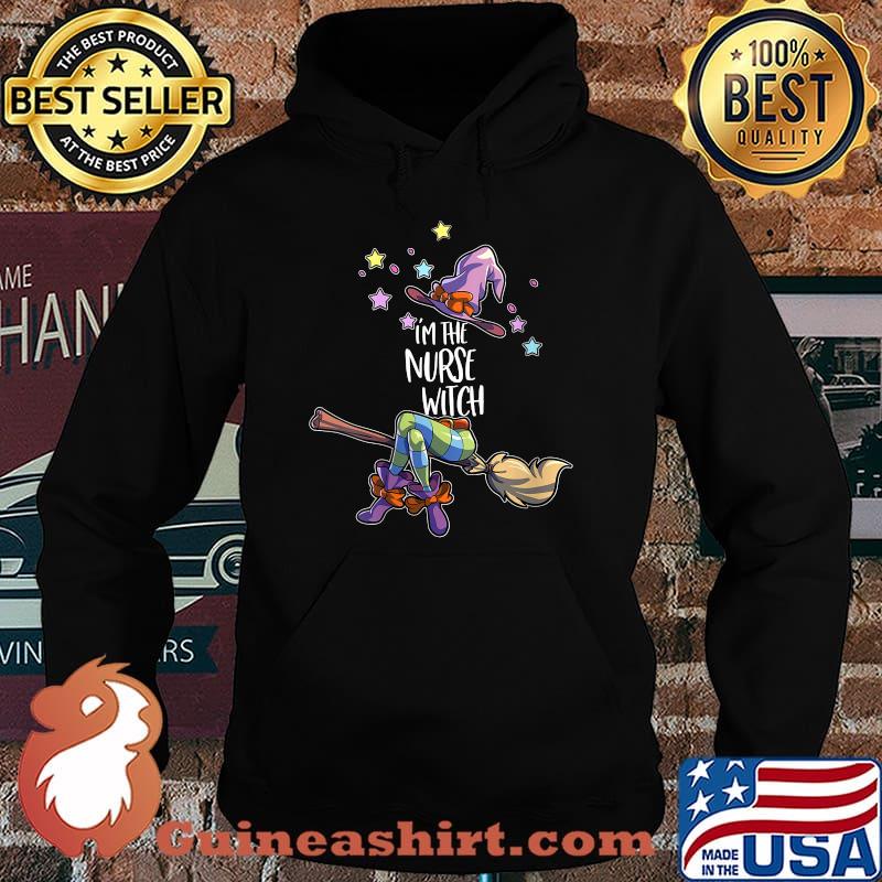 Im The Nurse Witch Halloween Broom T-Shirt Hoodie