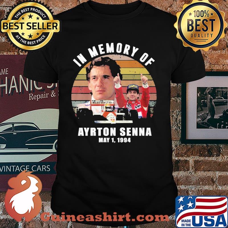 In memory of Ayrton Senna may 1,1994 vintage shirt