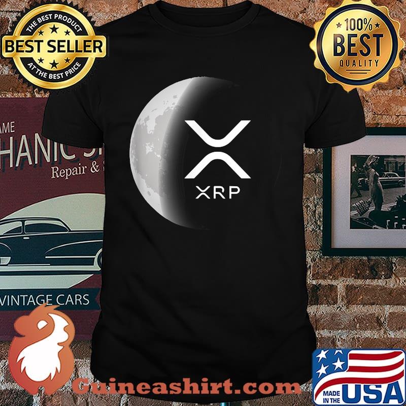 Internet money cryptocurrency Ripple XRP Moon T-Shirt