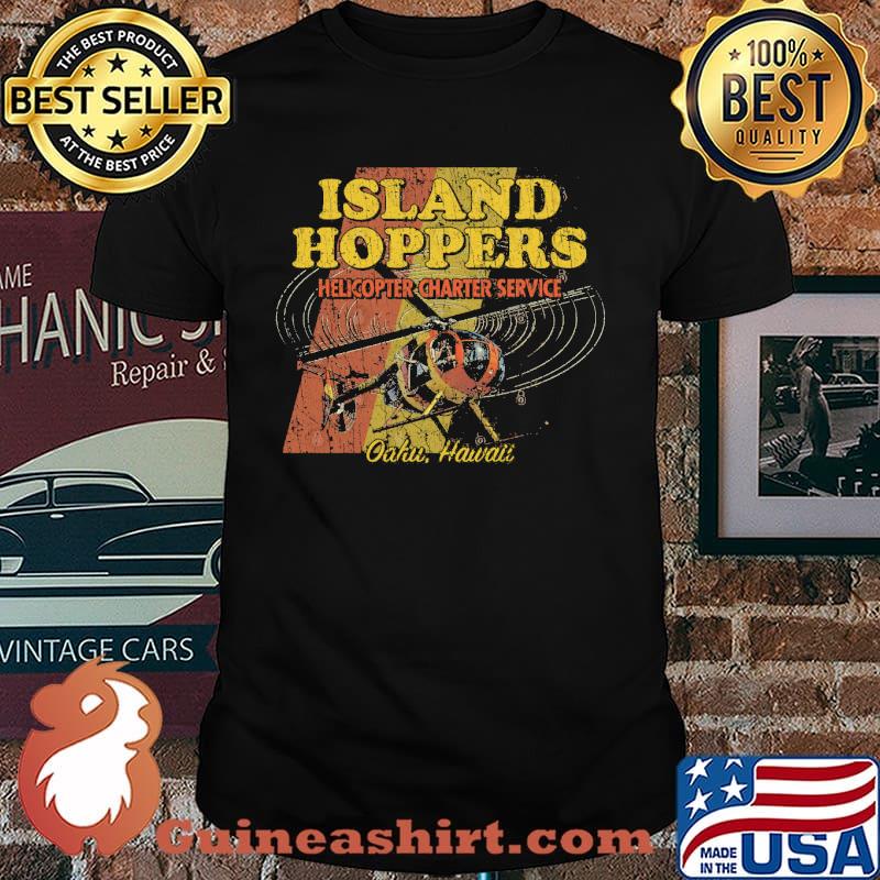 Island Hoppers Helicopter Charter Service 1980 Shirt
