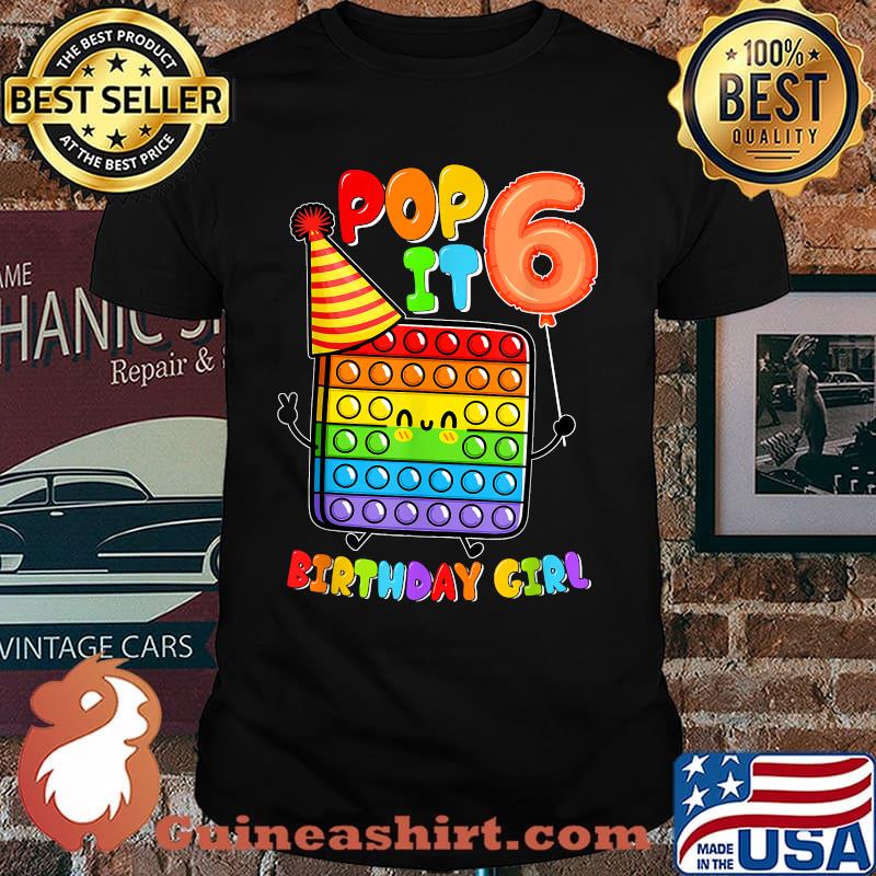 It Pop 6 Birthday Girl Party LGBT T-Shirt