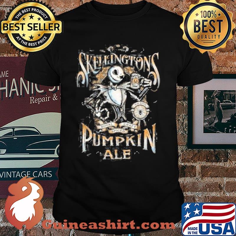 Jacks Skellingtons pumpkin ale Halloween shirt