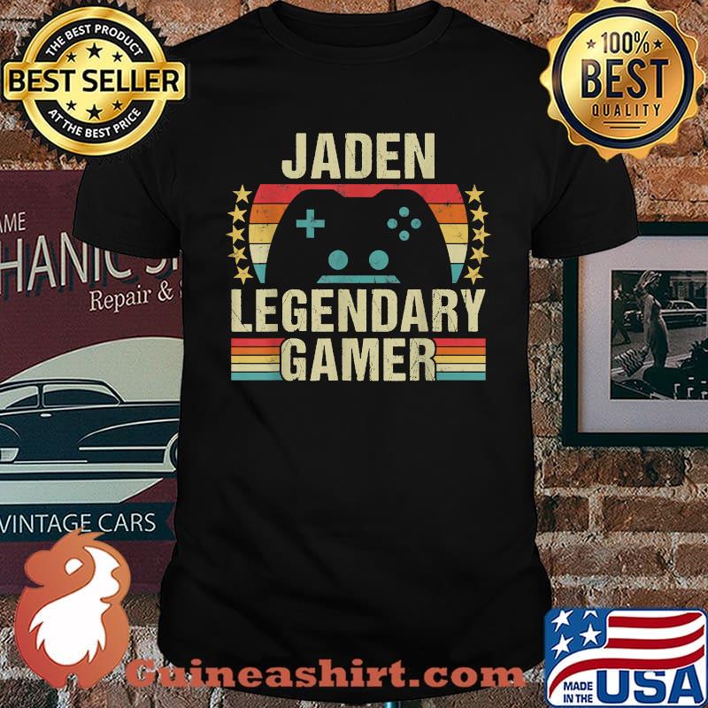 Jaden Legendary Gamer Video Game Vintage T-Shirt