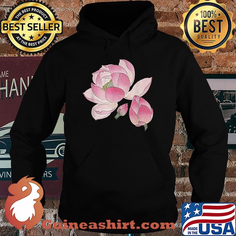 Japanese Art Lotus Flower T-Shirt Hoodie