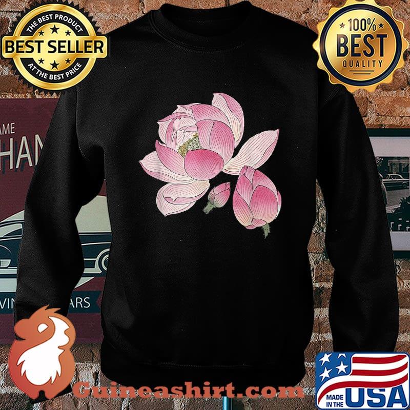Japanese Art Lotus Flower T-Shirt Sweater