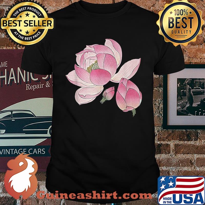 Japanese Art Lotus Flower T-Shirt