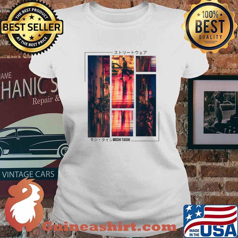 Japanese Cyberpunk Tokyo Streetwear Aesthetic Graphic T-Shirt Ladies tee