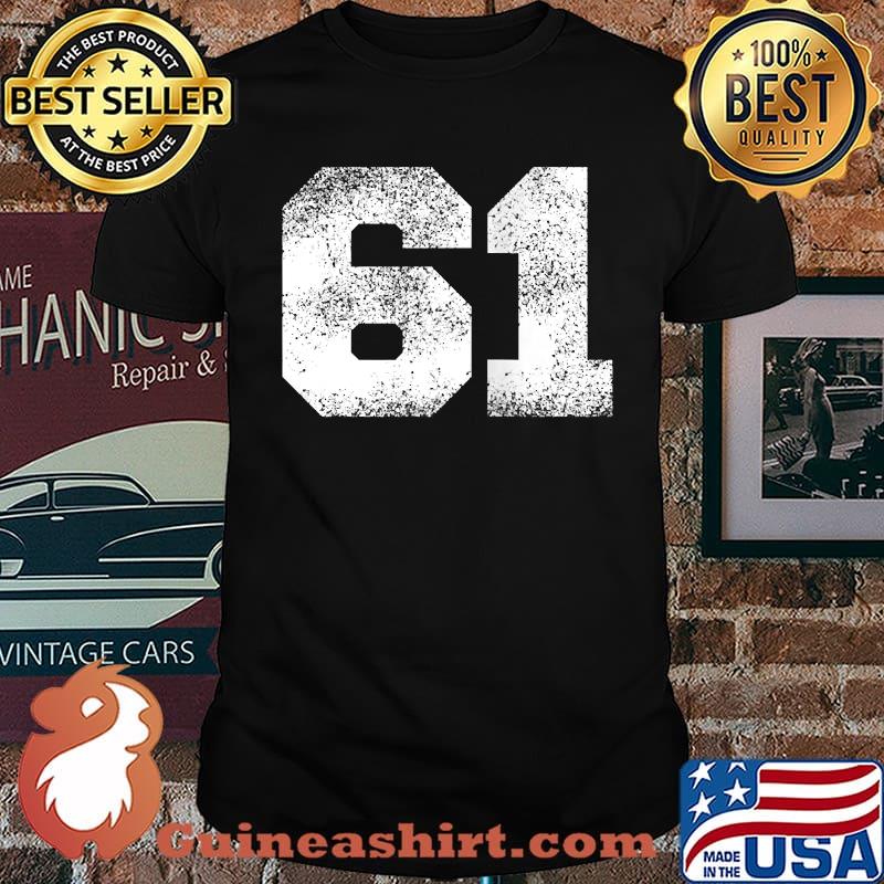 Jersey On Back Numero Number 61 T-Shirt