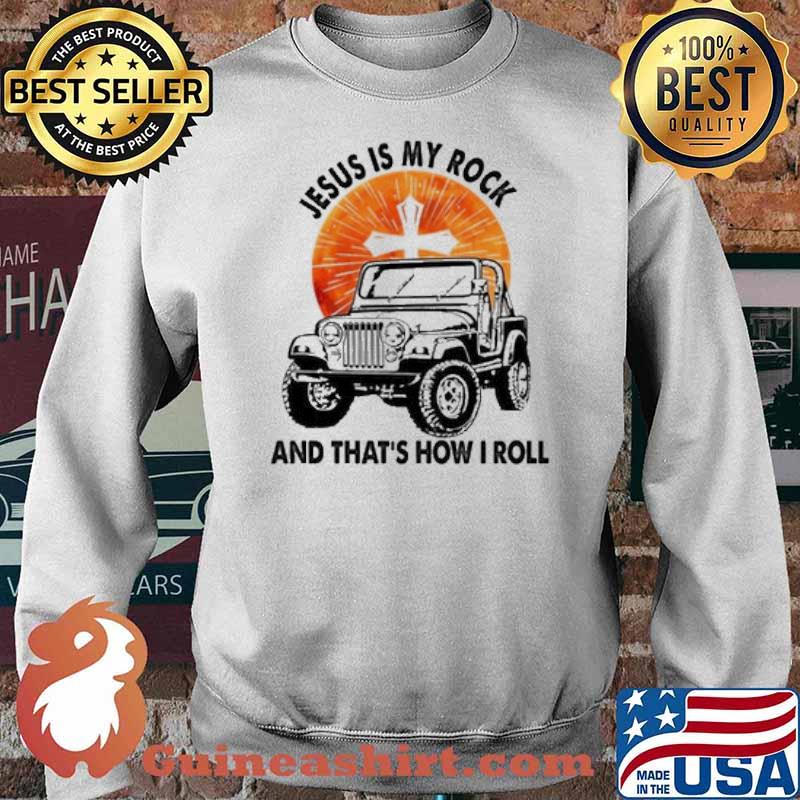 Jesus Is My Rock And That How I Roll Blood Moon Shirt Sweater