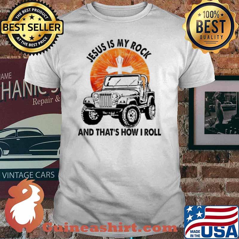 Jesus Is My Rock And That How I Roll Blood Moon Shirt