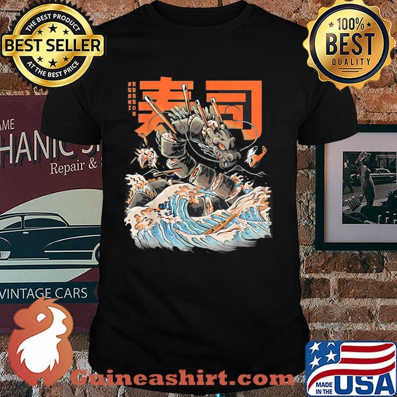Jummy Black Sushi Dragon Shirt
