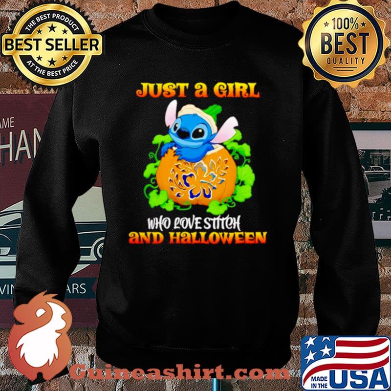 Just a girl who love Stitch and halloween s Sweater