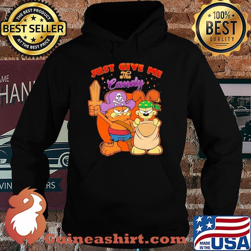 Just Give Me The Canday Halloween Garfield Shirt Hoodie