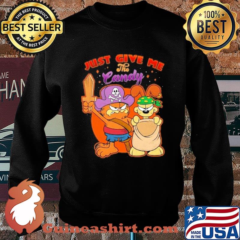 Just Give Me The Canday Halloween Garfield Shirt Sweater