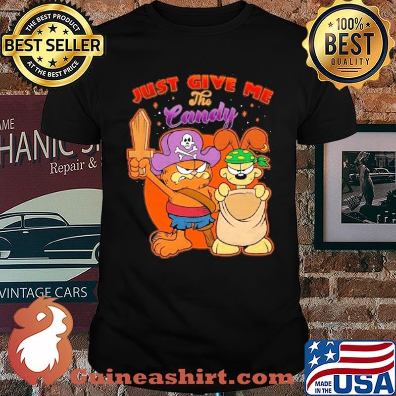 Just Give Me The Canday Halloween Garfield Shirt