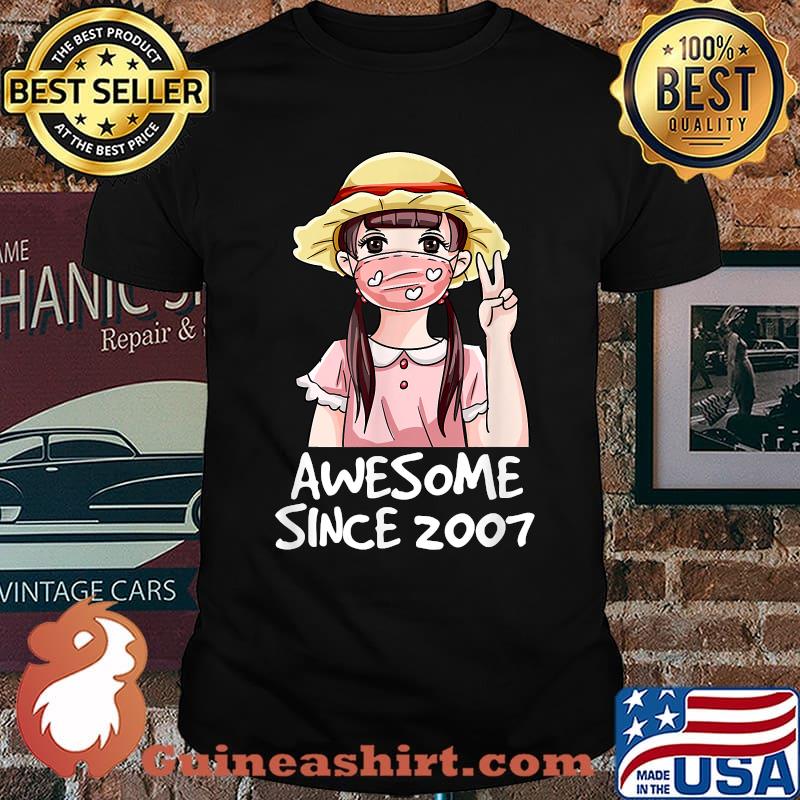 Kawaii Anime Awesome since 2007 Birthday Girl T-Shirt