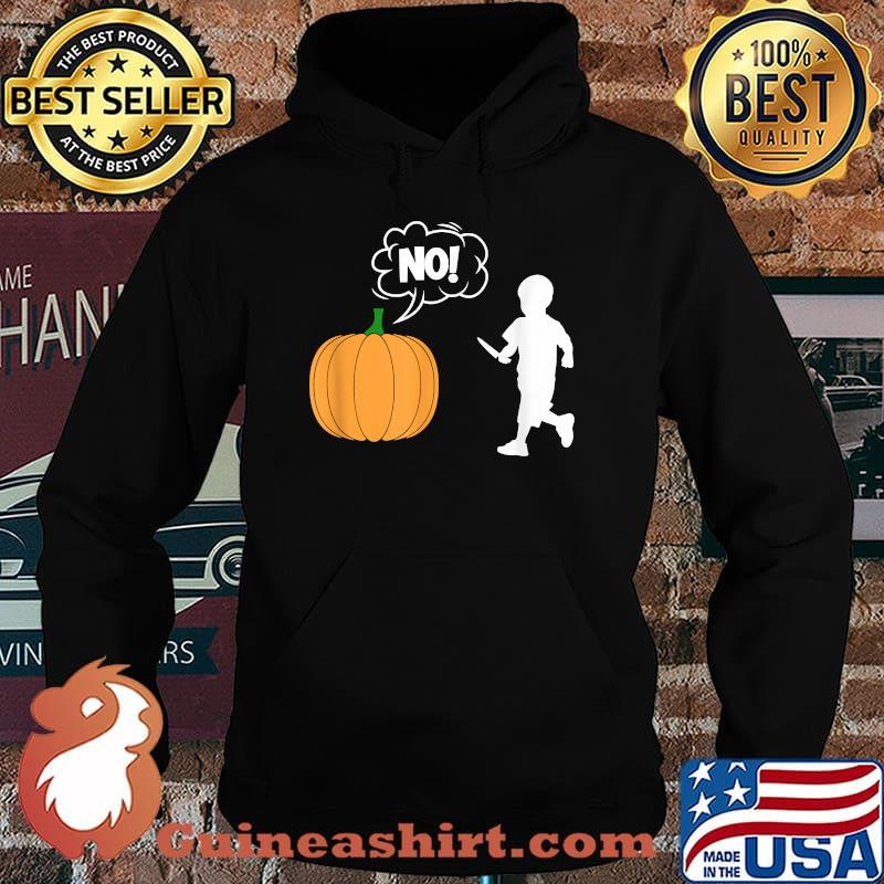 Kid Pumpkin Carving Comics Halloween T-Shirt Hoodie