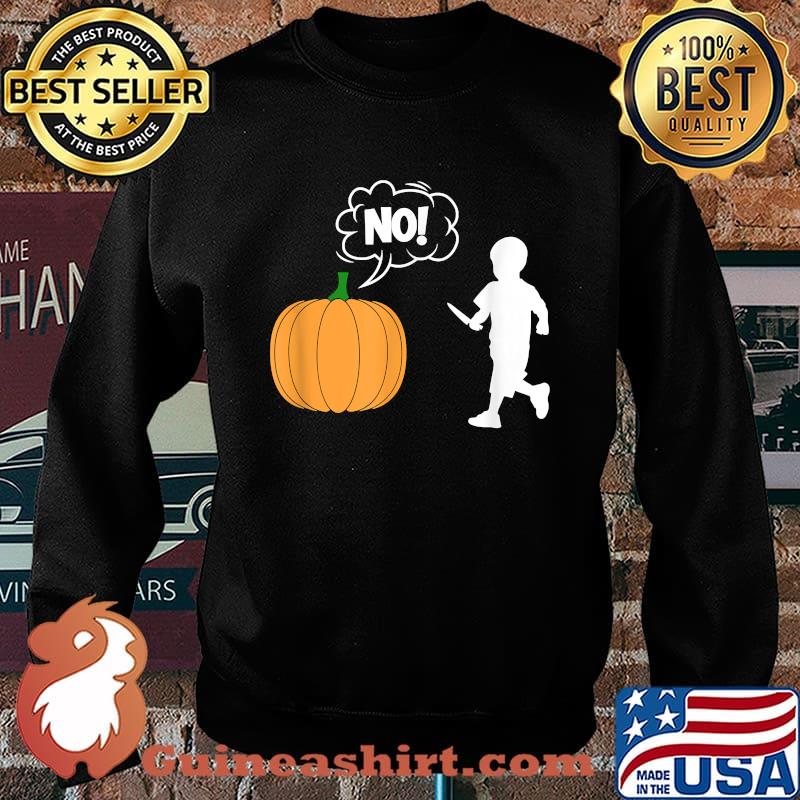 Kid Pumpkin Carving Comics Halloween T-Shirt Sweater