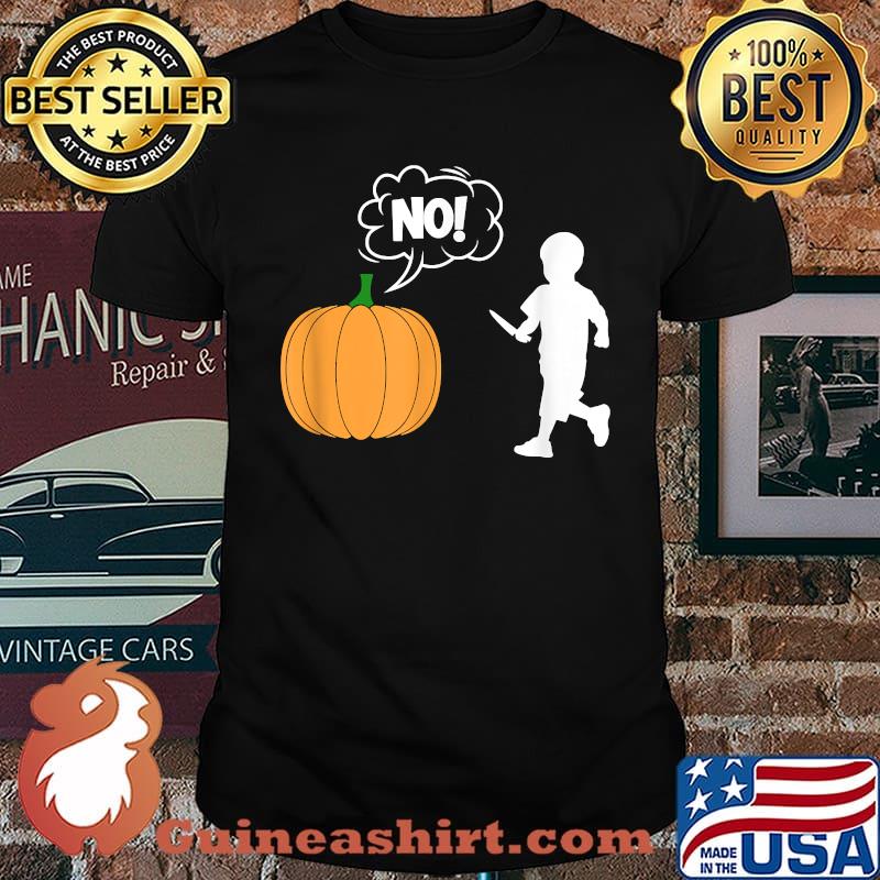 Kid Pumpkin Carving Comics Halloween T-Shirt