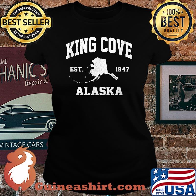 King Cove Alaska vintage State Athletic style T-Shirt Laides tee