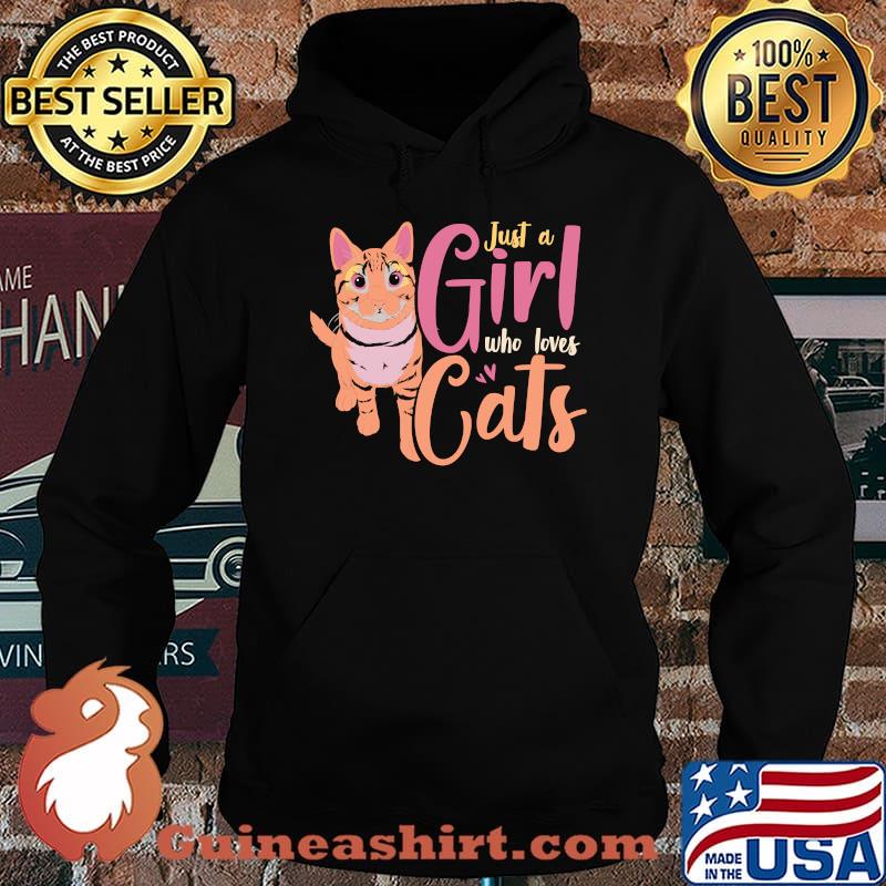 Kitty Animal Cat Person Just A Girl Who Loves Cat T-s Hoodie
