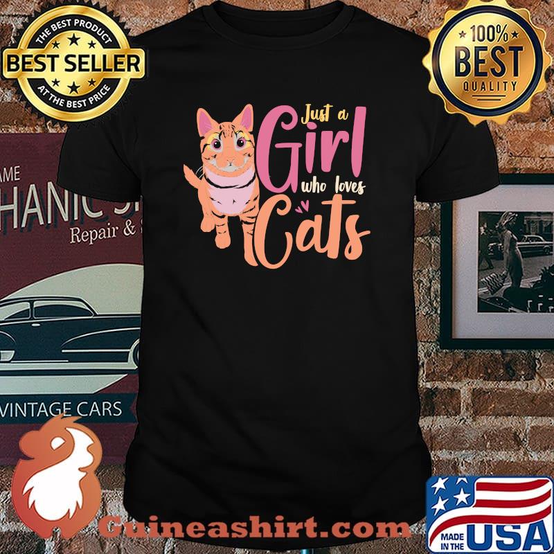 Kitty Animal Cat Person Just A Girl Who Loves Cat T-shirt
