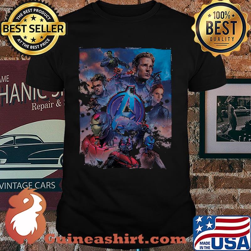 Ladies Movie Poster Avengers Endgame Racerback Shirt