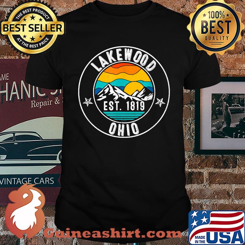 Lakewood Ohio OH Vintage Sunset T-Shirt