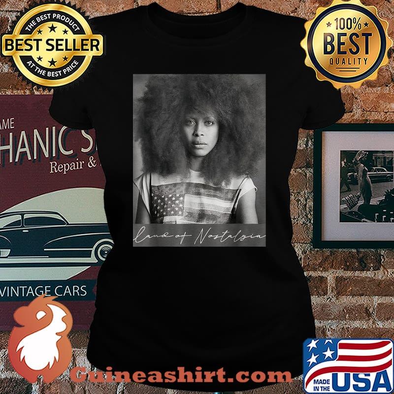 Land of nostalgia Erykah Badu Musician American Singer T-Shirt Laides tee