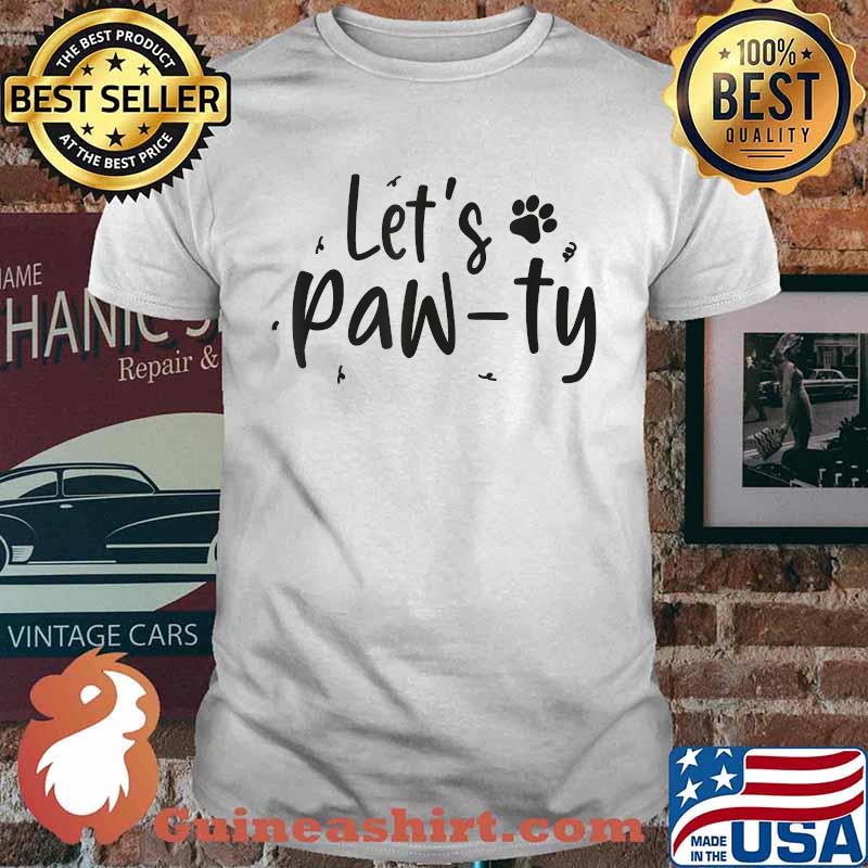 Let's Paw-ty Love Dogs T-Shirt
