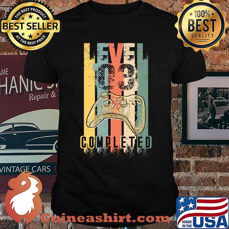 Level 3 Completed Video Gamer Vintage T-Shirt