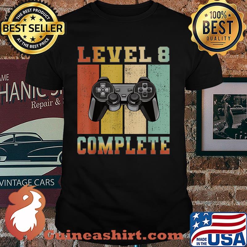 Level 8 Complete Gamer Vintage T-Shirt