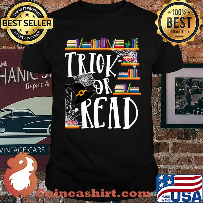 Librarian Trick or Read Library Event Halloween Book Lovers T-Shirt