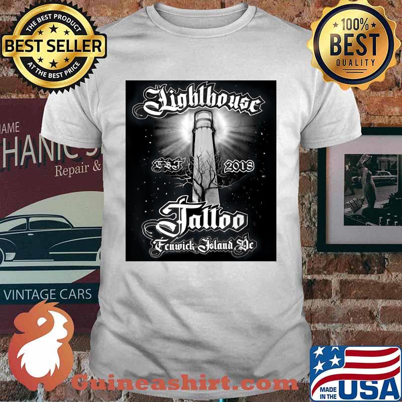 Lighthouse Tattoo Est 2018 Scary Halloween T-shirt