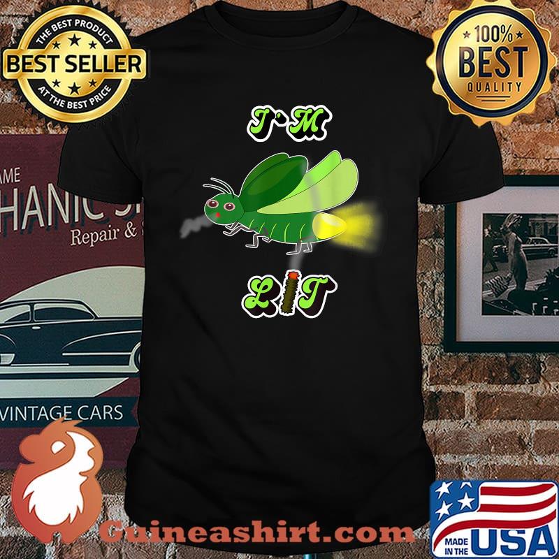 Lit Firefly Blowing Smoke And Feeling Fine! T-Shirt