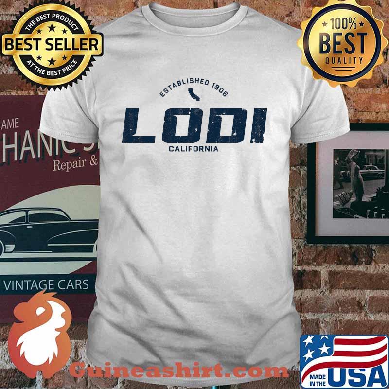 Lodi California CA Est 1906 Sports Logo T-Shirt
